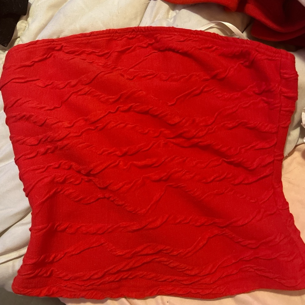 Red tube top (tilly’s)